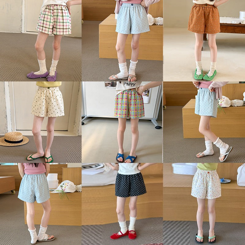 【100-170cm】印花休閒短褲