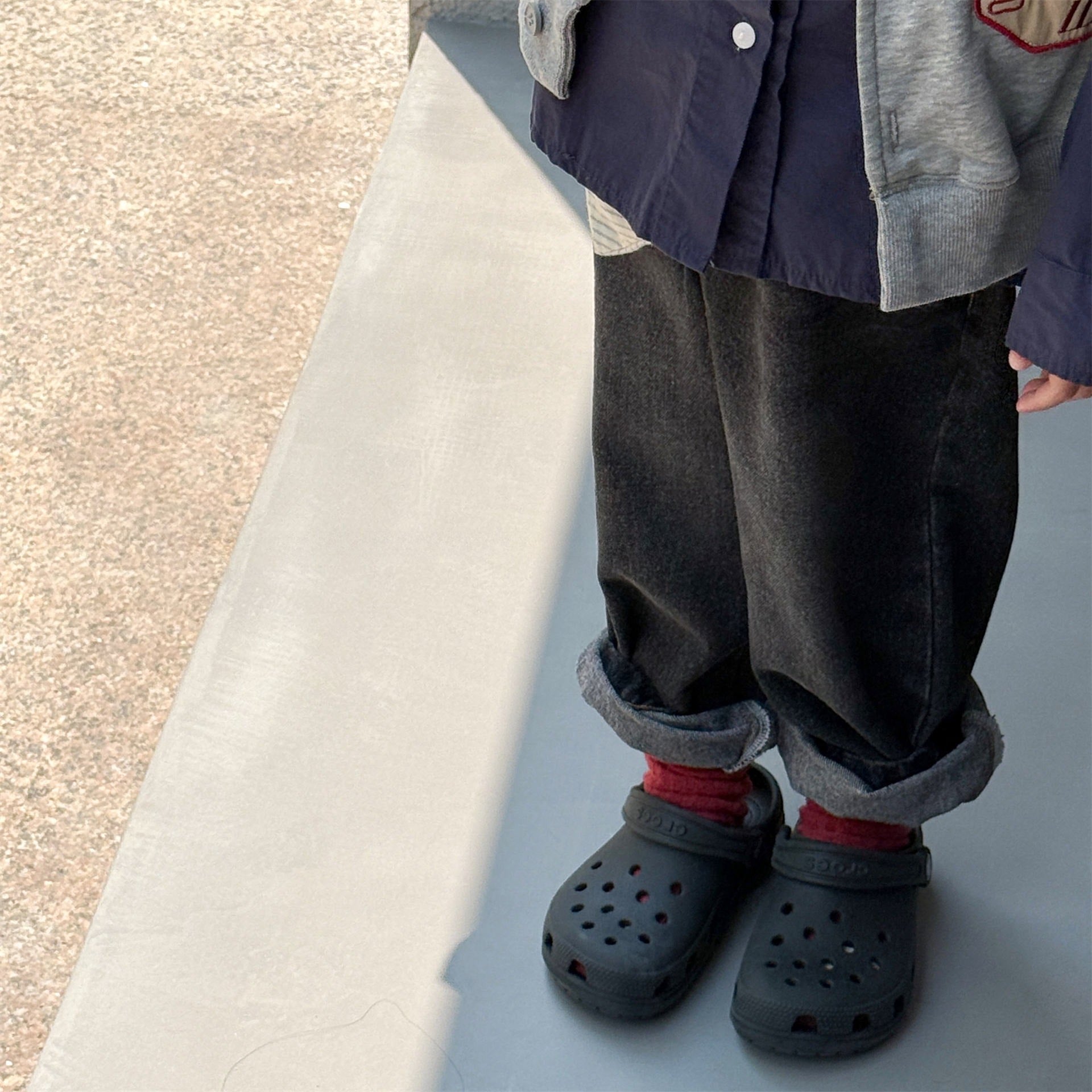 【80-130cm】(2色)哈倫牛仔褲