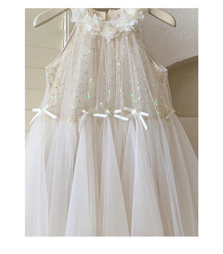 【90-150cm】星光花仙子掛脖公主洋裝
