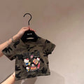 限定款| 90-150cm KT商店帥氣迷彩正肩T
