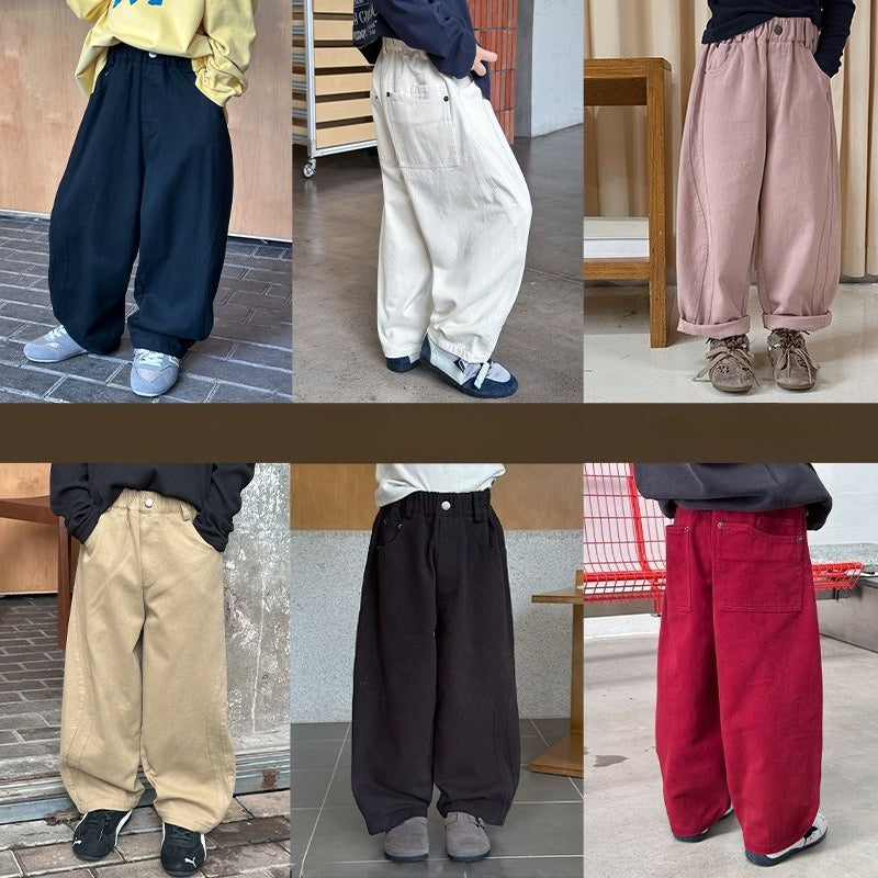 【90-170cm】穿搭神褲 水洗棉休閒長褲
