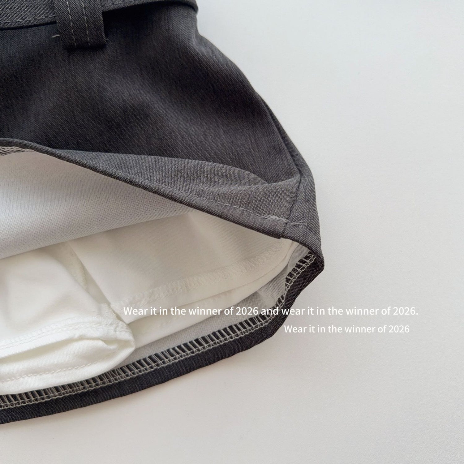 【90-150cm】【附皮帶】【安全褲】西裝A字短裙
