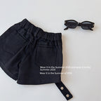 【90-150cm】設計感辣妹修身短褲