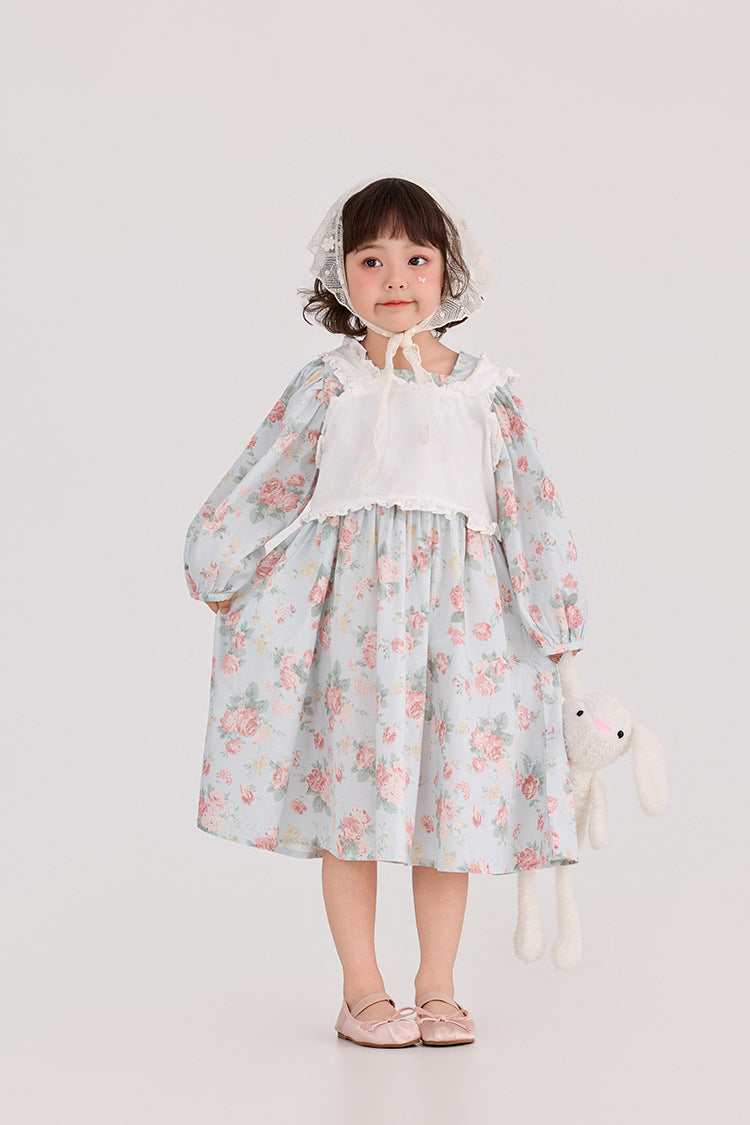 【90-150cm】碎花連身裙