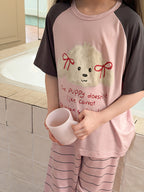 【100-170cm】5色-萊賽爾軟糯垂感彈性居家服套裝