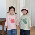 【80-150cm】可愛動物寬鬆純棉T恤