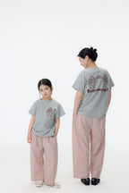 【90-150cm / M.L】【親子裝】日系乾杯印花T