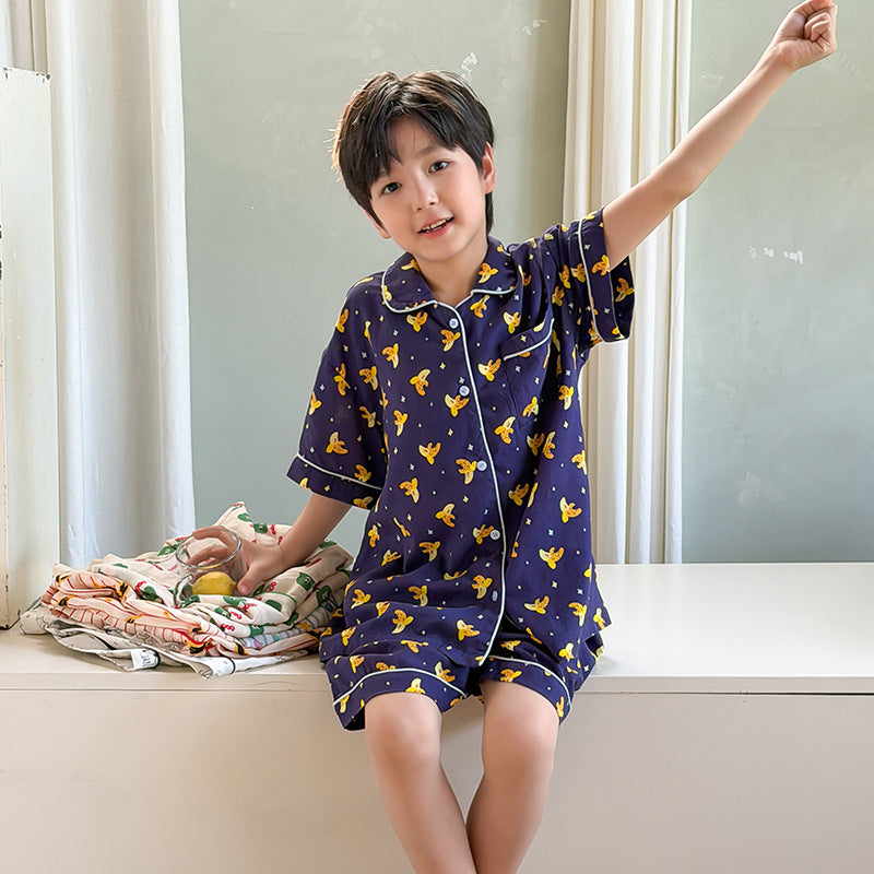 【100-170cm】10色-冰感透氣萊賽爾親膚家居服兩件套