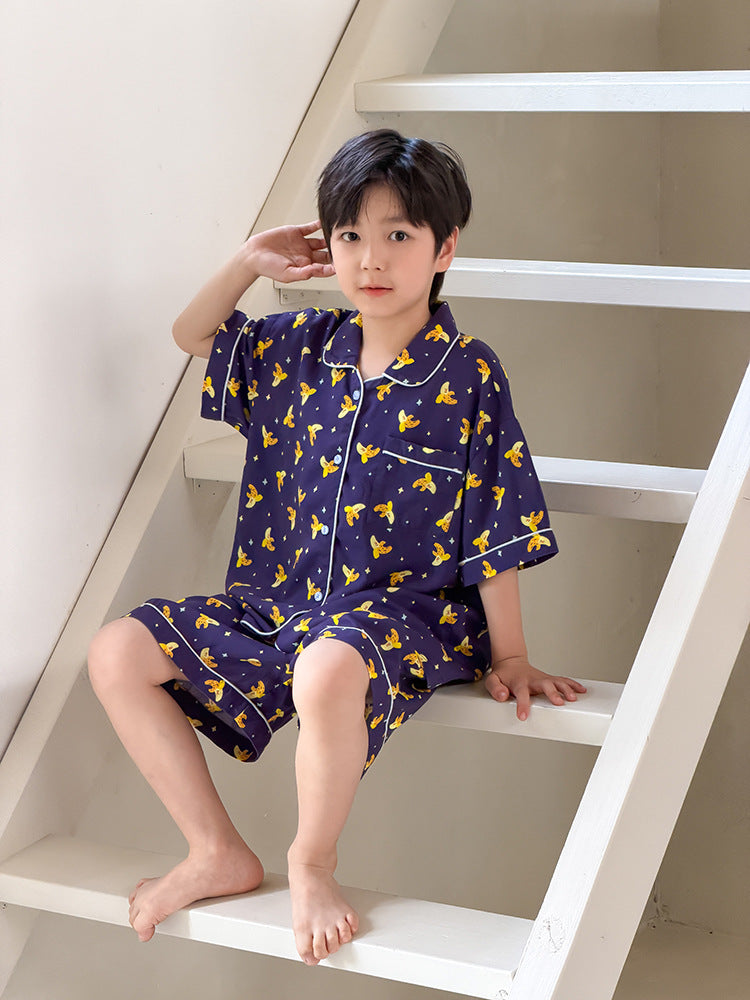 【100-170cm】10色-冰感透氣萊賽爾親膚家居服兩件套