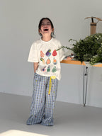 【120-160cm】蔬菜寬鬆T