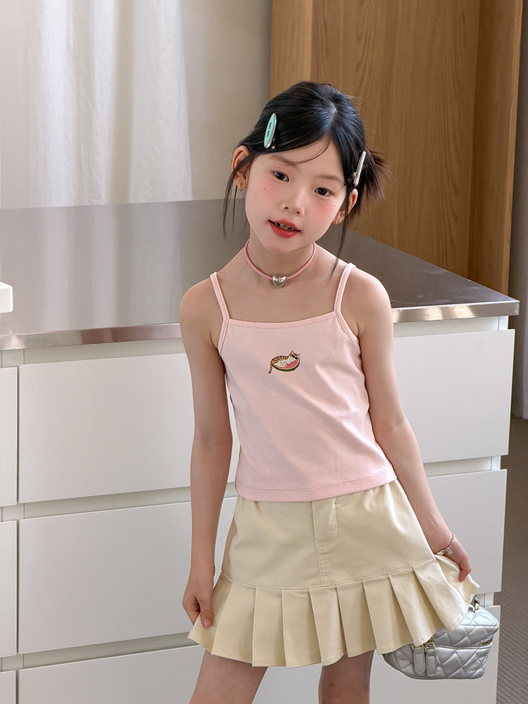 【100-170cm】8色柔軟彈性卡通背心