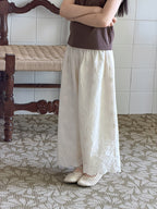 【100-170cm】全棉滿印提花闊腿褲