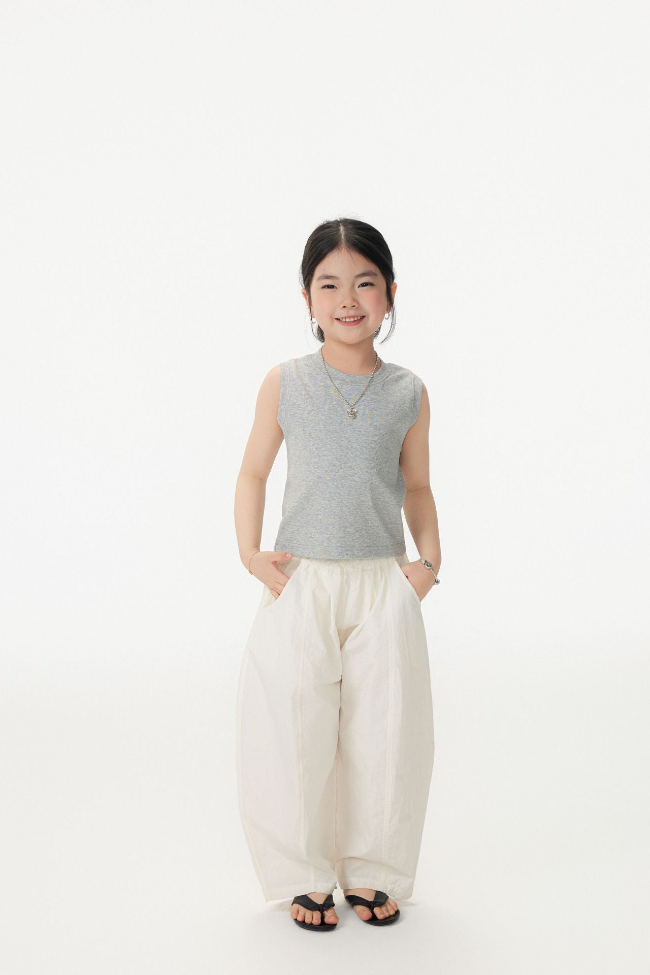【90-150cm / M.L】【親子裝】日系羅紋背心
