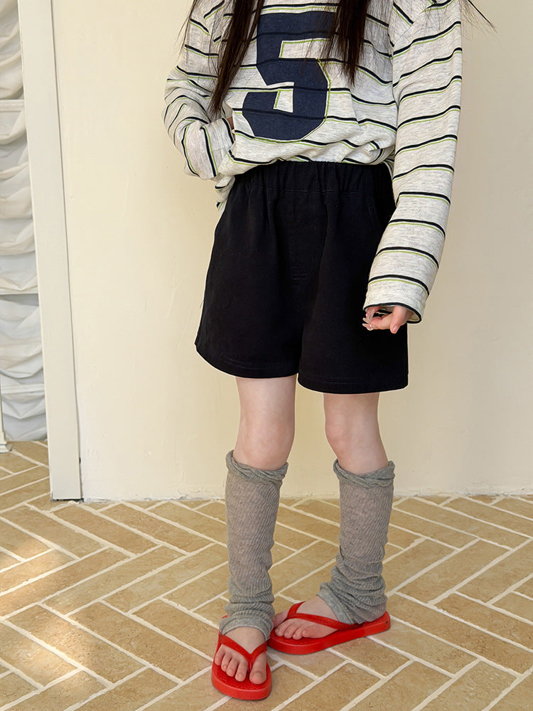 【100-170cm】全棉舒服透氣貼標短褲