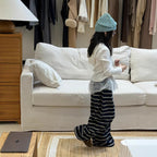 【100-160cm】韓版小狗連帽修身T