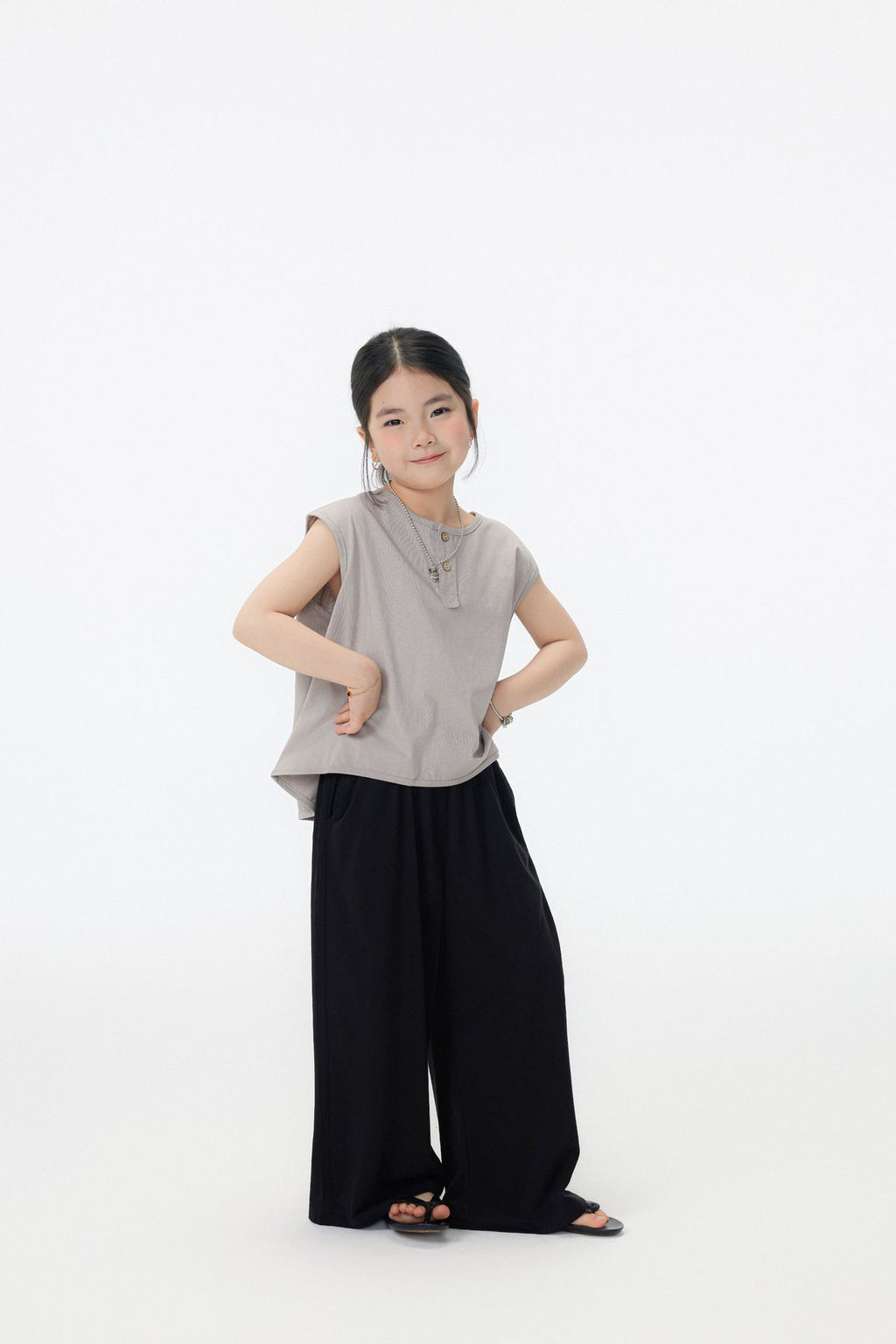 【90-150cm】日系簡素棉舒適百搭短袖