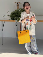 【120-160cm】蔬菜寬鬆T