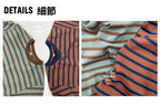 【80-130cm】純棉條紋百搭休閒上衣