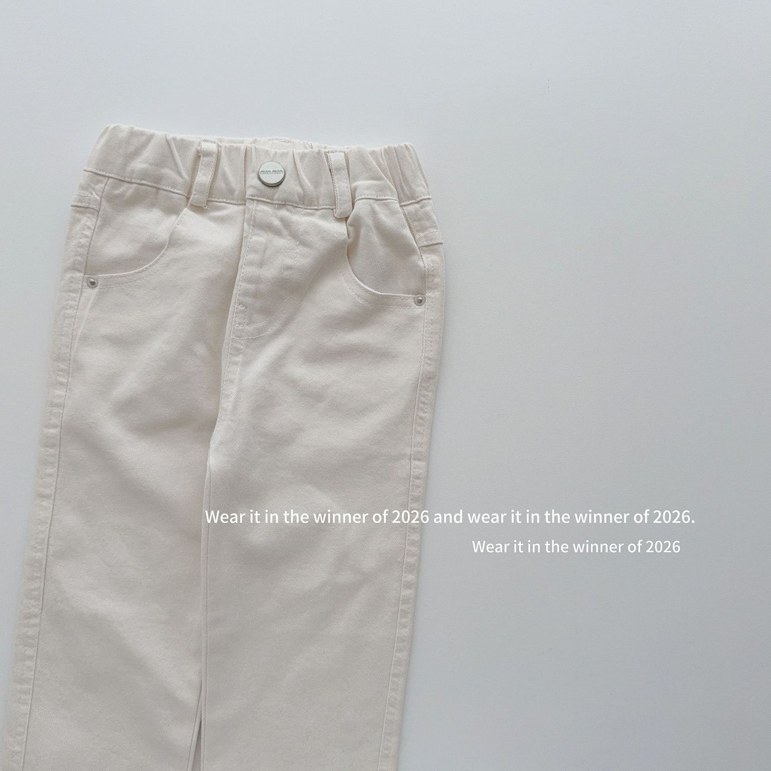 【90-150cm】修身彈力窄管褲