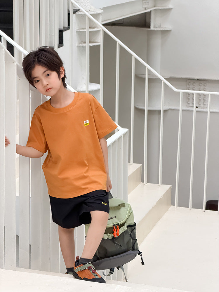 【100-170cm】夏日多色百搭純棉T