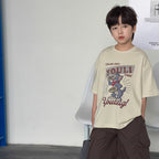 【100-170cm】復古湯姆貓全棉透氣短袖