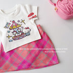 【90-150cm】彩色格紋半身裙