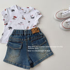 【90-150cm】緊身彈性辣妹上衣