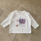 【80-150cm】可愛動物寬鬆純棉T恤