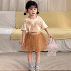 【90-140cm】可愛兔子T全棉短袖上衣