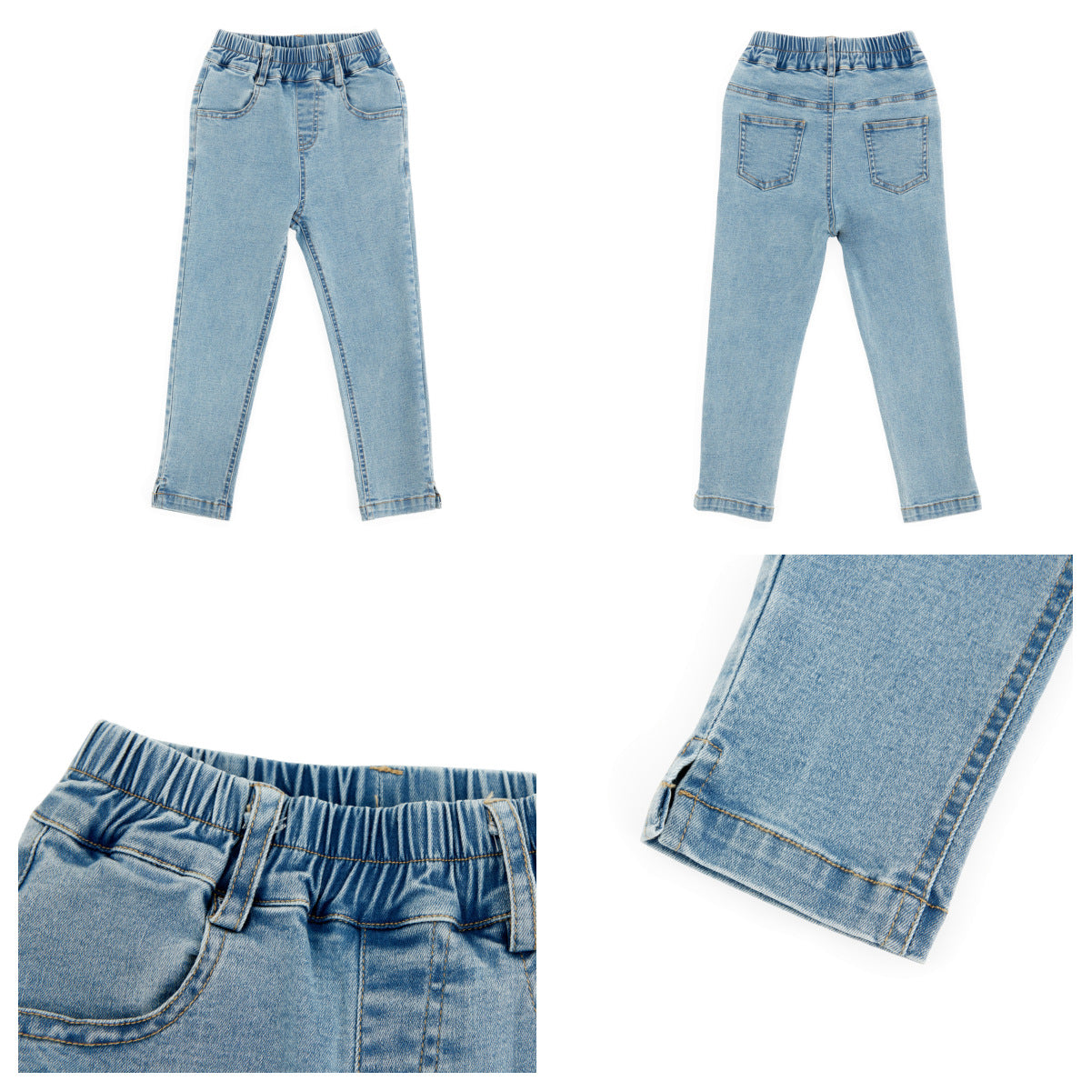【90-150cm】牛仔小腳褲