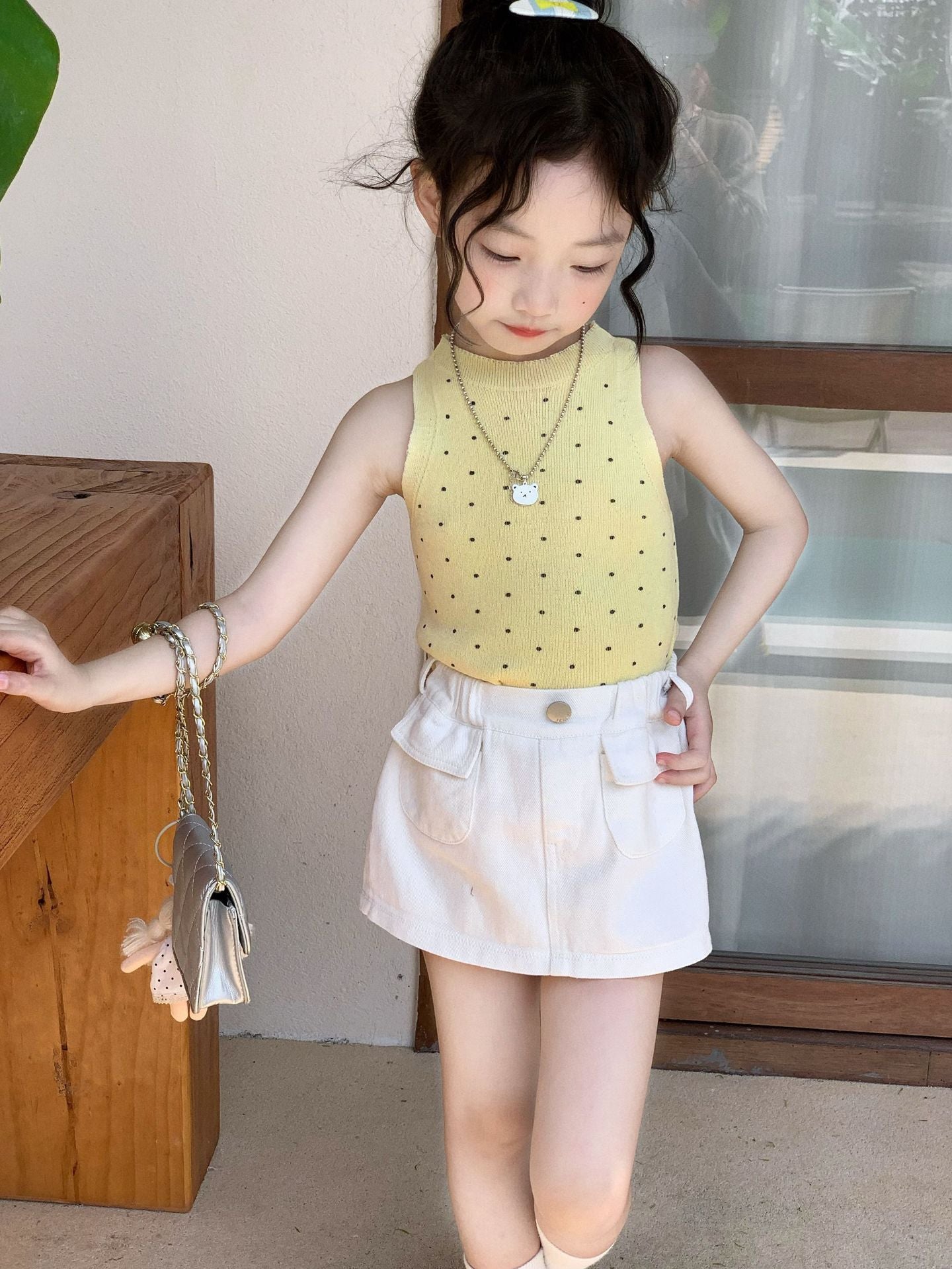 【90-150cm】美式辣妹工裝半身裙