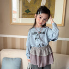 【80-130cm】韓版假兩件T