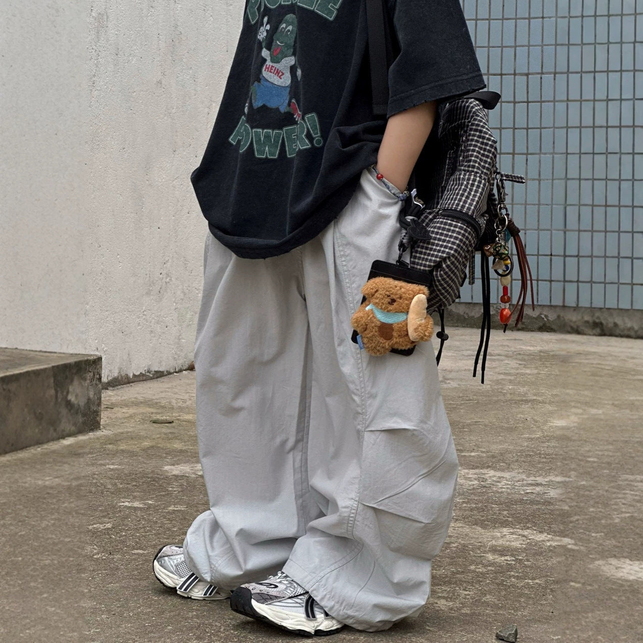 【100-160cm】萊賽爾輕薄透氣彎刀褲