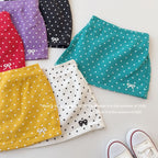 【90-150cm】辣妹高腰波點半身裙