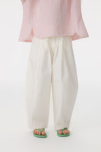 【90-150cm / F】【親子裝】日系拼接蘿蔔褲