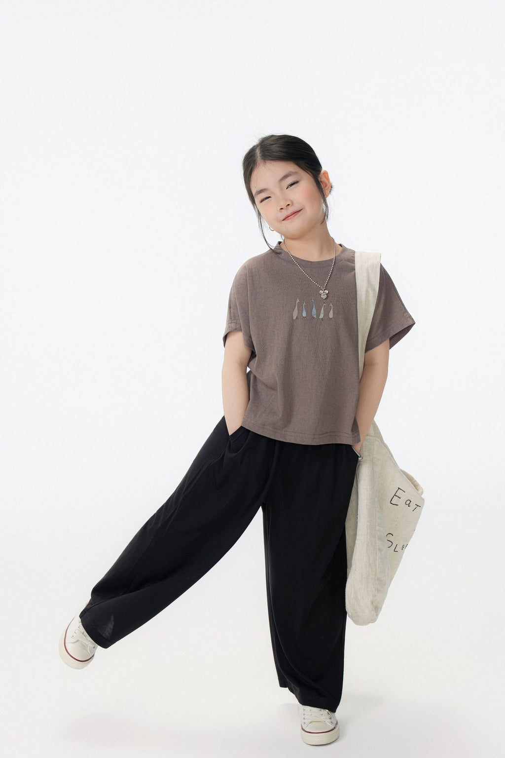 【90-150cm / F】【親子裝】日系動物印花短袖