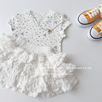 【90-150cm】多層褶皺木耳花邊褲裙