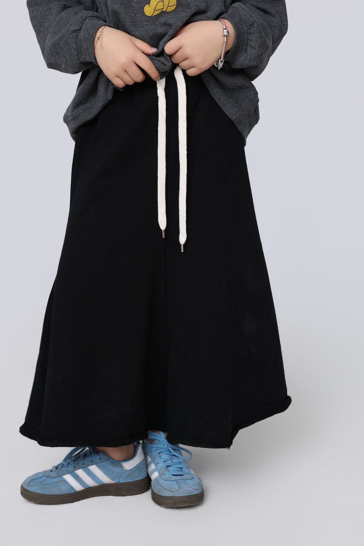 【100-150cm/M.L】 親子裝 ꒰2色꒱針織魚尾中長款半身裙