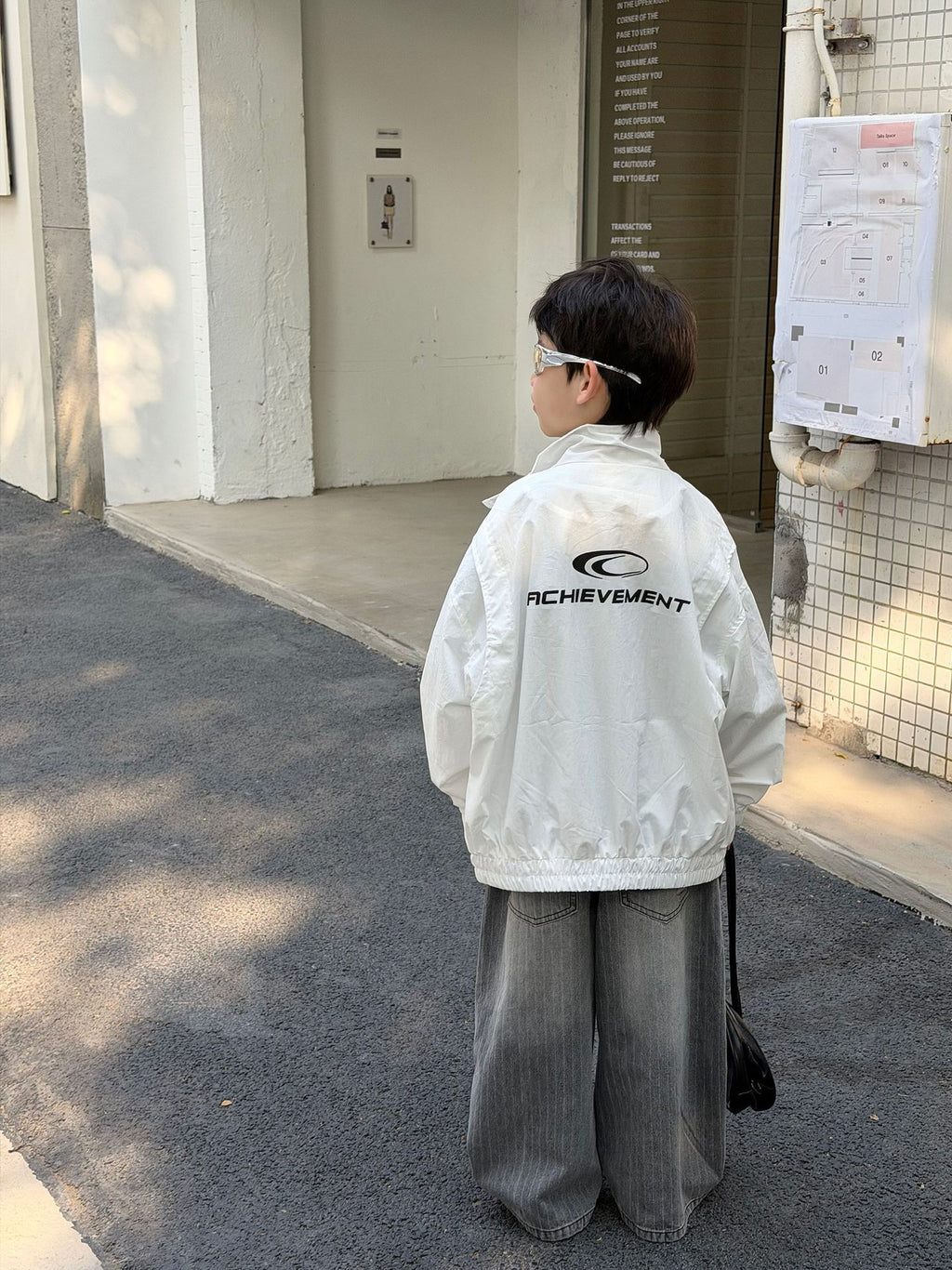 【90-160cm】韓版帥氣休閒戶外衝鋒衣外套