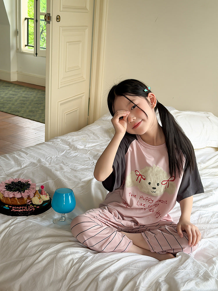【100-170cm】5色-萊賽爾軟糯垂感彈性居家服套裝