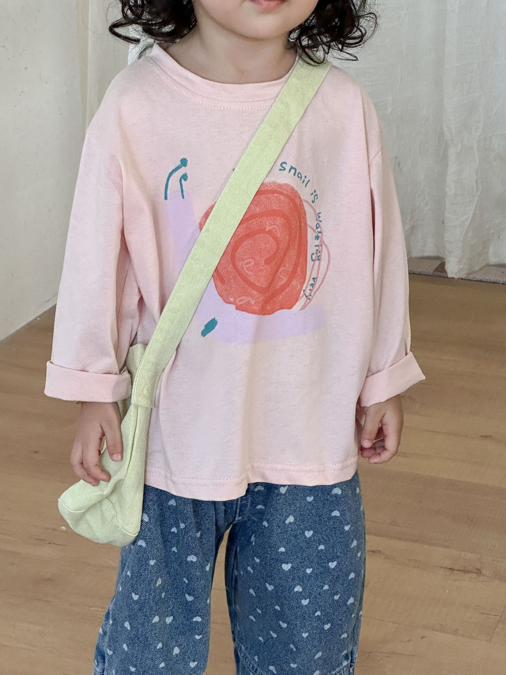 【80-150cm】可愛動物寬鬆純棉T恤