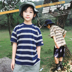 【100-170cm】山系條紋短袖