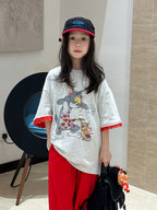 【100-160cm】湯姆貓圓領寬鬆上衣