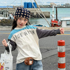 【80-130cm】(3色) 字母長袖T