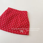 【90-150cm】辣妹高腰波點半身裙