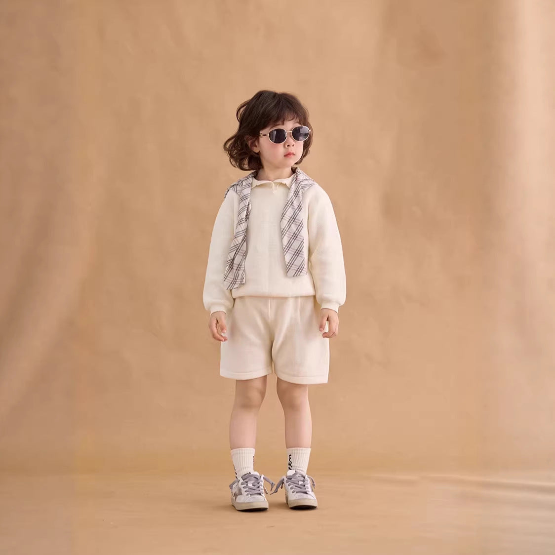 【90-150cm】老錢風針織毛線套裝