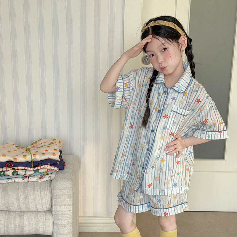 【100-170cm】10色-冰感透氣萊賽爾親膚家居服兩件套