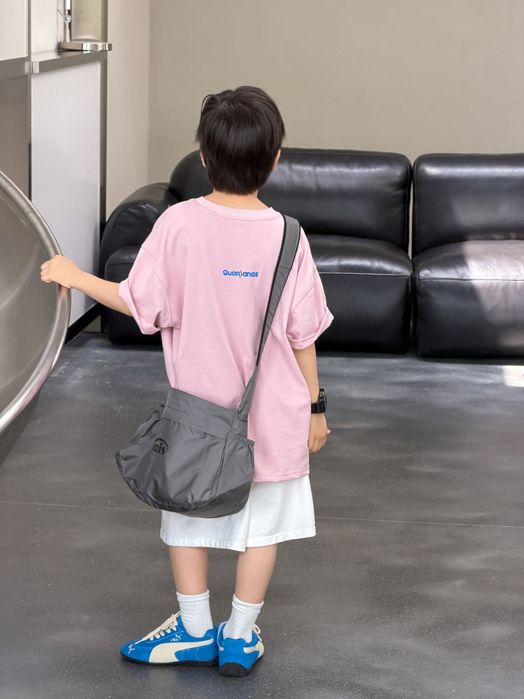 【100-170cm】寬鬆字母T