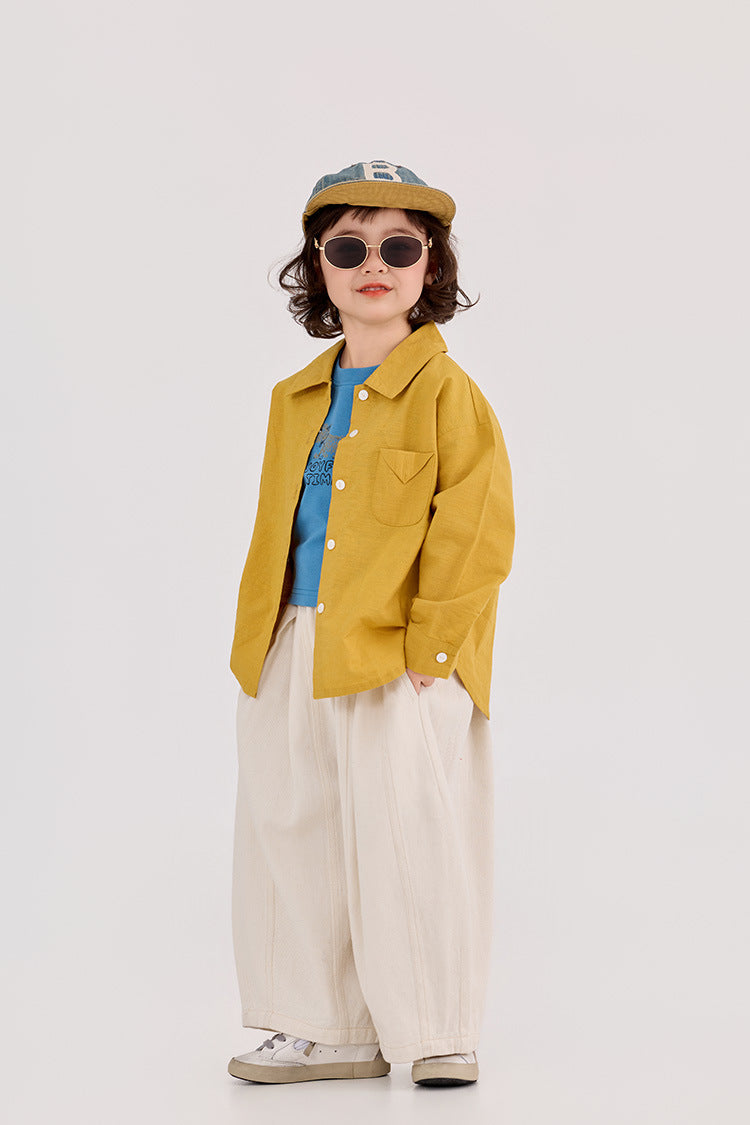 【90-150cm】日系好版型闊腿褲