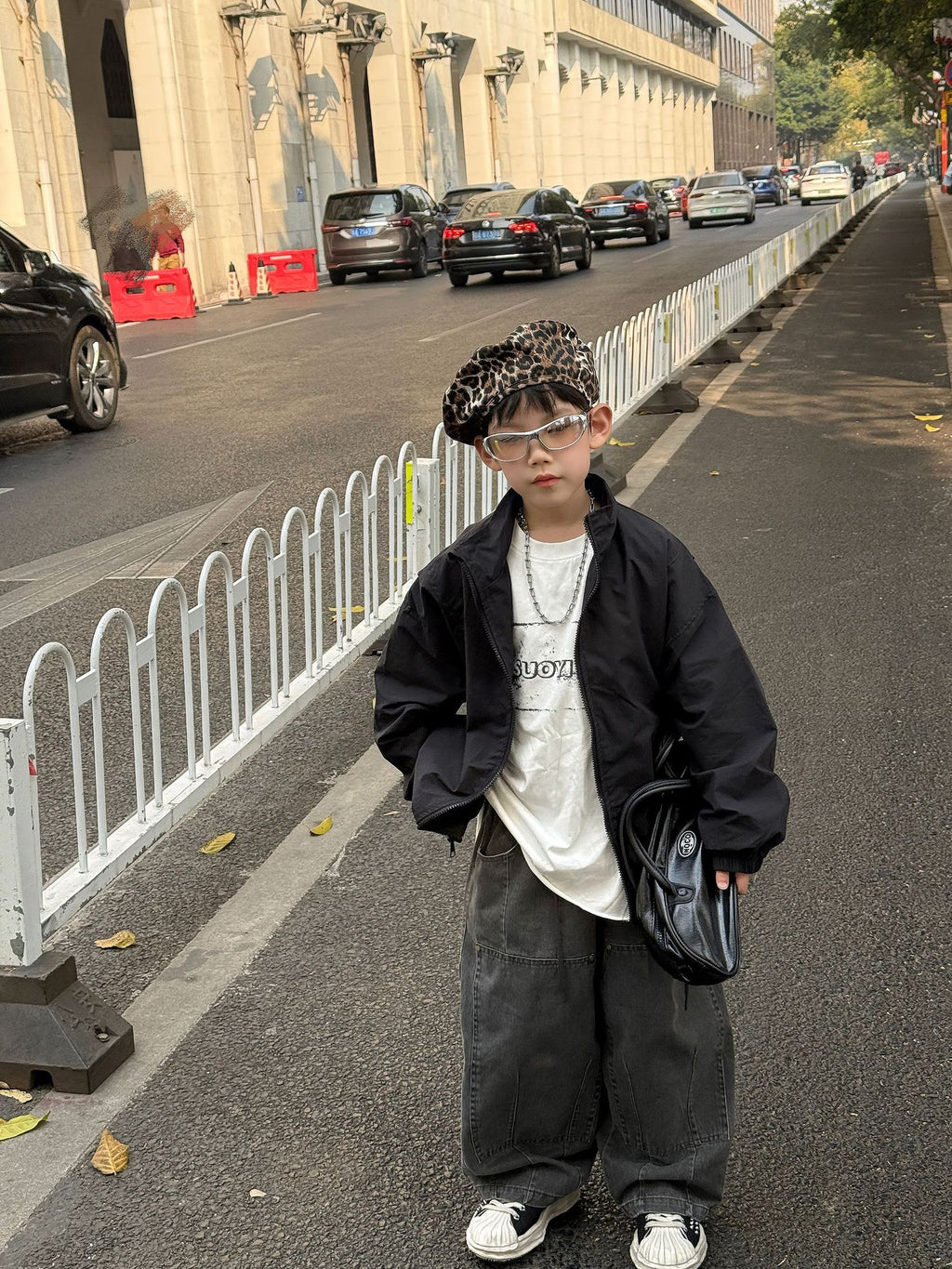 【90-160cm】韓版帥氣休閒戶外衝鋒衣外套